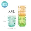 Tiki Trio Shot Glasses, Set of 3 by TrueZoo