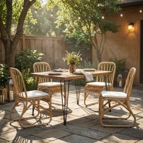 5 PCS Outdoor Dining Set for 4