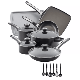 17-Piece High Performance Nonstick Aluminum Pots and Pans Set