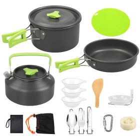 16Pcs Camping Cooking Ware Set Camping Stove Cookware Kit