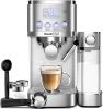 Geek Chef Espresso and Cappuccino Machine with Automatic Milk Frother