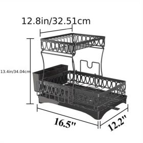 2-layer tableware arrangement rack