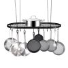 VEVOR Hanging Pot Rack, 32 inch Hanging Pot Rack Ceiling Mount