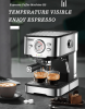 coffee powder + milk foam 2 in 1 semi-automatic coffee machine