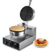 Round Waffle Iron Baker Machine Non-Stick 1230W