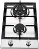 GC2-37N (Natural Gas) high efficiency 2 burner gas cooktop, ETL Safety Certified