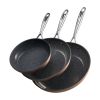 Nonstick Ceramic Heavy-Duty Skillets with Heat-Resistant Handle