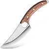 Handmade Fulltang Stainless Steel Meat Cleaver with Wooden Handle