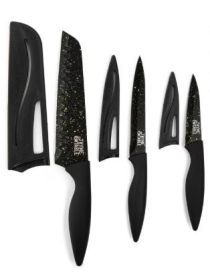 Non-Stick Coated High Carbon Stainless Steel Speckled Kitchen Knives