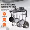 Wall Mounted, 24 inch Pot and Pan Hanging Rack