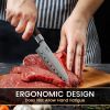 Santoku Knife Santoku Chef Knife with Plastic Grip 7 Inch Japanese Santoku Knife