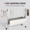 Stainless Steel Rotisserie Grill, BBQ Whole Pig Lamb Goat Charcoal Spit Grill, Electric 50W Motor BBQ Hog Rotisserie Roaster