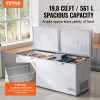 19.8 Cu.ft / 561 Large Deep Freezer with Split Top Double Locking Lids