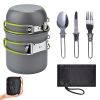1 Set Outdoor Camping Cooking Kit Portable Non-Stick Backpacking