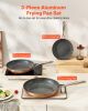 Nonstick Ceramic Heavy-Duty Skillets with Heat-Resistant Handle