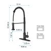 Kitchen Faucet with Pull Out Sprayer-dk