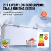 19.8 Cu.ft / 561 Large Deep Freezer with Split Top Double Locking Lids