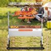Rotisserie Grill, BBQ Whole Pig Lamb Goat Charcoal Spit Grill, 46 Inch 132 Lbs Capacity