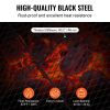 Heavy Duty Steel Campfire BBQ Grill Grid with Handle and Support X Wire
