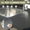 Outdoor Kitchen Island with Storage and Aluminum Stainless Steel Sink