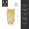 Deco Gatsby Crystal Highball Glasses Viski