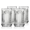 Deco Beau Crystal Highball Glasses Viski