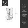 Harrison Heavyweight Champagne Stopper in Silver Viski