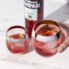 Irving Crystal Chrome-Rim Tumblers Viski