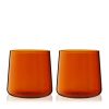 Aurora Cocktail Tumblers in Amber Viski