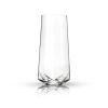 Seneca Crystal Faceted Stemless Flute Glasses Viski