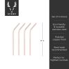 Summit Cocktail Straws in Copper Viski
