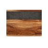 Wood with Slate Board by Twine