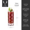 Gem Crystal Highball Glasses Viski