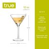 Manhattan Martini Glasses, Set of 4 by True