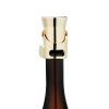 Belmont Heavyweight Champagne Stopper in Gold Viski
