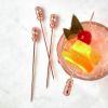 Set of 4 Tiki Cocktail Picks by Viski