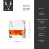 Crystal Molten Tumblers Viski