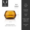 Tequila Copita Glass in Amber Viski
