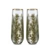 Woodland Stemless Champagne Flute Set by Twine