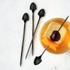 Gunmetal Deco Cocktail Picks by Viski