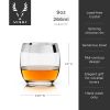 Irving Crystal Chrome-Rim Tumblers Viski