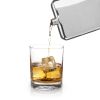 Harrison Stainless Steel Flask in Silver Viski