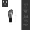 Gunmetal Heavyweight Bottle Stopper by Viski