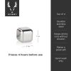 Glacier Rocks Small Stainless Steel Cubes Viski