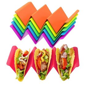1pc/6pcs Colorful Taco Holder Stands (Color: 1pc Yellow)