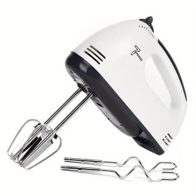 1pc 7 Speeds Electric Hand Mixer (Color: White)