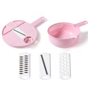 Multifunctional Vegetable Cutter (Color: Pink--Three Blades)