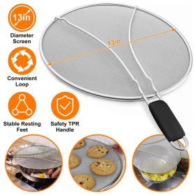 Grease Splatter Screen (Color: Silver)