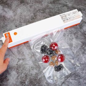 Household Automatic Food Vacuum Sealer Quick Sealing System Machine (Color: White)