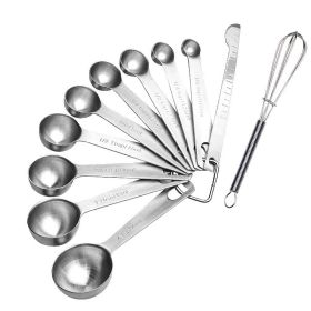 Measuring Spoons: U-Taste 18/8 Stainless Steel Measuring Spoons Set of 9 Piece (Type: 11 pieces)